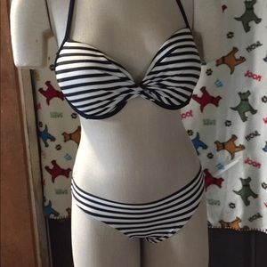 Striped aerie bikini